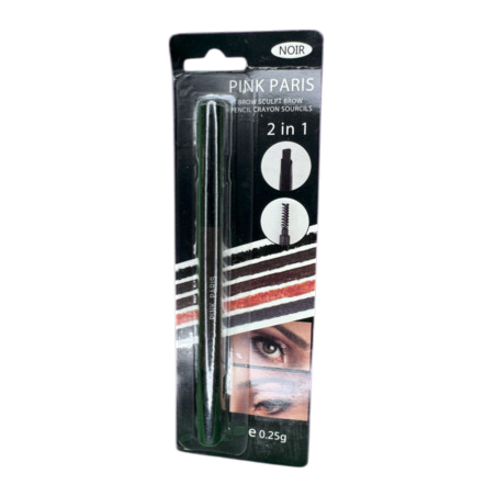 Crayons à sourcils 2 en 1 Noir