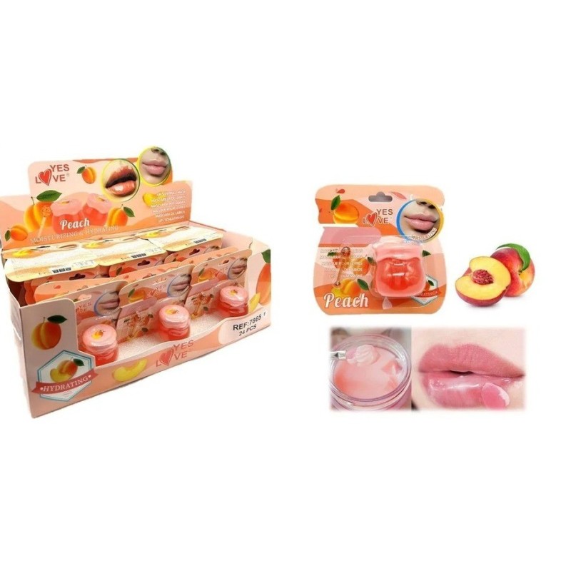 Masque hydratant pour les lèvres pèche Yes love